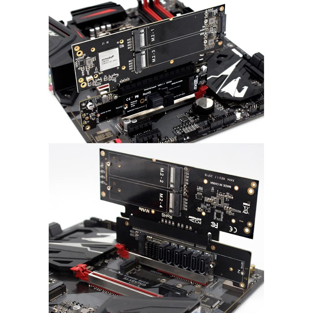 Amazon | Reikoeppy PCIE4.0 スプリット拡張ライザーカード PCIE X16